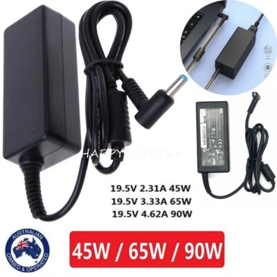 For HP Laptop Charger AC Power Adapter 740015-001 741727-001 45W 65W 90W Blue - image 1 of 4