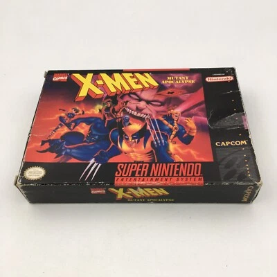 X-Men: Mutant Apocalypse Super Nintendo SNES - Complete in Box CIB - Image 1 of 4