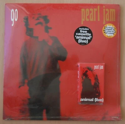 Pearl Jam Go 12" + Cassette New Sealed - Image 1 of 2