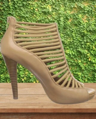 Sandalias BCBG Generation Damas Tirantes/Enjauladas, Caramelo/Beige, Talla 10 Foto 1 de 4