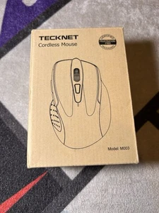 Tecknet Wireless Mouse for Laptop 2.4 Ghz Silent Mouse Quiet Click Purple - Picture 1 of 10