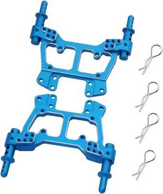 Torre de choque de aluminio HobbyPark 188822 delantera/trasera con poste de carrocería 188837 clips...  Foto 1 de 4