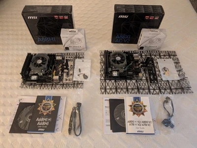 Mini ITX Motherboard, AMD APU, Memory, Heatsink + Fan, TPM 2.0 Module Combos. - Image 1 of 4