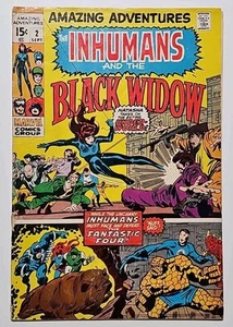 Amazing Adventures #2 Black Widow Inhumans Fantastic Four - Picture 1 of 7