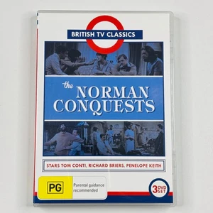 The Norman Conquests DVD Region Free PAL 3 Disc Tracked Postage British TV - Photo 1/4