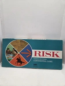 Vintage Risk Continental Game 1959 1963 Wood Pieces Parker Brothers - Complete - Picture 1 of 13