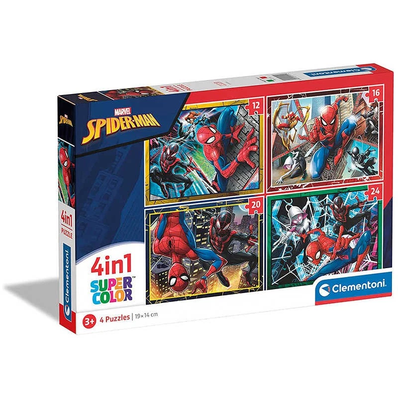 PUZZLE 4IN1 PUZZLE SPIDERMAN CLEMENTONI - Immagine 1 di 1