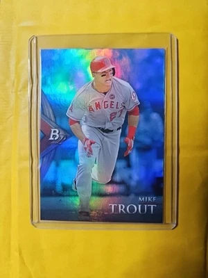 2014 Bowman Platinum — Mike Trout No2 сапфирово-синий - Изображение 1 из 2