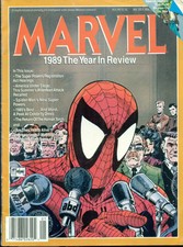 MARVEL 1989 The Year in Review #1 (1989) Marvel Comics color Magazine VG+