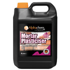 Cromar Alphachem Mortar Plasticiser Admix Stops Cracks Pink Mix 5ltr