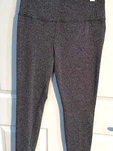 Athleta Delancey Herringbone Tight Women Medium GRAY Leggings Athleisure - Picture 1 of 11