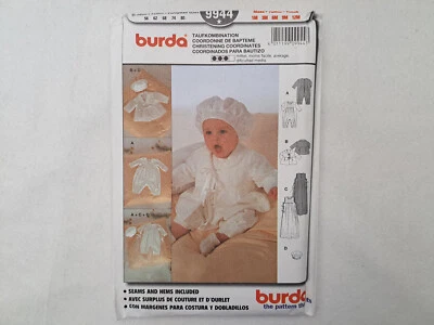 Burda Pattern - Christening Coordinates (1Mo-12Mo) #9944 - Uncut - Image 1 of 4
