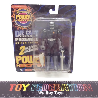 Литая под давлением экшн-фигурка Trendmasters Masterbotix POWER BOTS BLACK JACK 1994 - Изображение 1 из 3