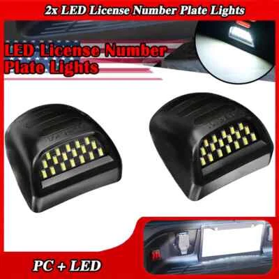 LED License Plate Tag Light Lamp For Chevy Tahoe for Sierra 1500 2500 Silverado - Image 1 of 4