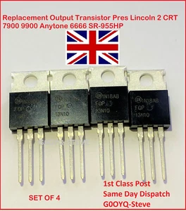 Replacement Output Transistor Pres Lincoln 2 CRT 7900 9900 Anytone 6666 SR-955HP - Picture 1 of 4