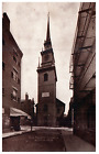 Boston Ma Old North Church Street View C.1910 Vintage Postcard-L2-249