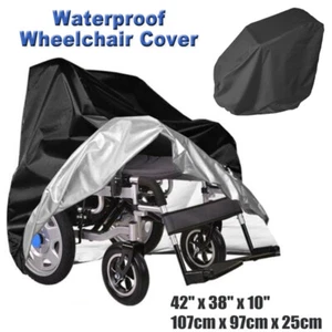 1X Polyester For Electric Manual Folding Wheelchairs Waterproof Wheelchair Cover - Picture 1 of 12