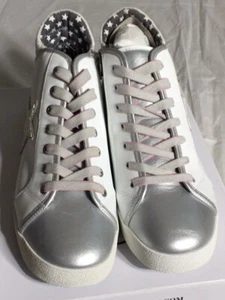 Para mujer Steve Madden Gris/Blanco Savior Prendas para el torso alto de cuña Nuevas en caja Talla 11 - Imagen 1 de 9
