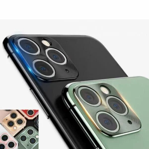 For iPhone 7 8plus X XS XR 11 12 13Pro MINI MAX Back Camera Lens Metal Protect - Picture 1 of 10