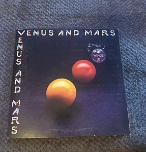 Wings~Venus and Mars~US Orig'75 Capitol SMAS-11419 1st Press Hype Sticker Nice! - Picture 1 of 19