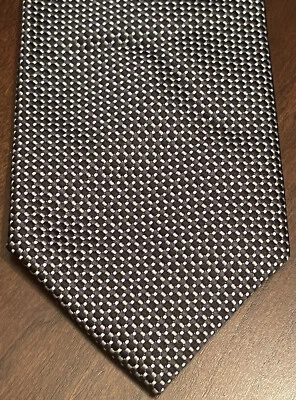 Gravata masculina Geoffrey Beene preta 100% poliéster feita na China - Imagem 1 de 4