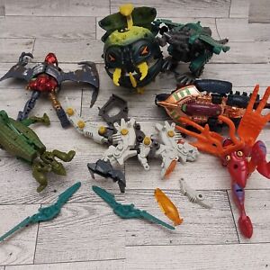 Vintage Transformers Beast Wars Transmetals & Zoids Parts Lot