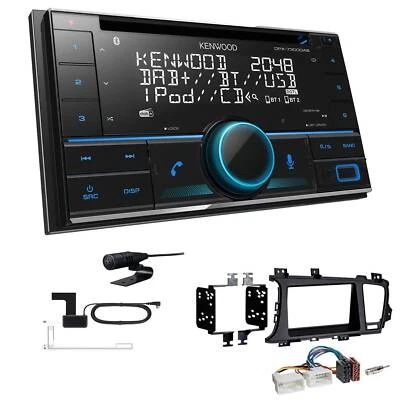 Kenwood DPX-7300DAB Autoradio Bluetooth DAB+ für KIA Optima ab 2012 schwarz - Bild 1 von 4