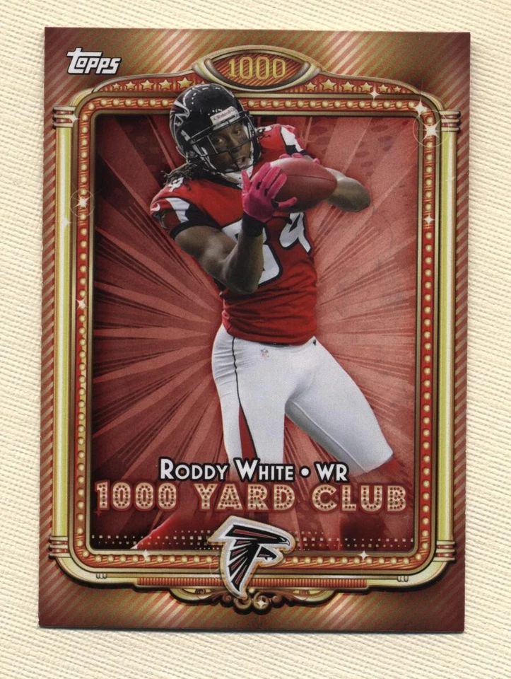 2013 Topps Football 1000 Yard Club insert Roddy White (Falcons) - Image 1 of 1