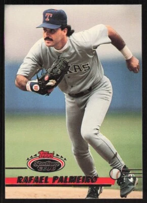 1993 Topps Stadium Club Rafael Palmeiro #115 Texas Rangers - Image 1 of 2