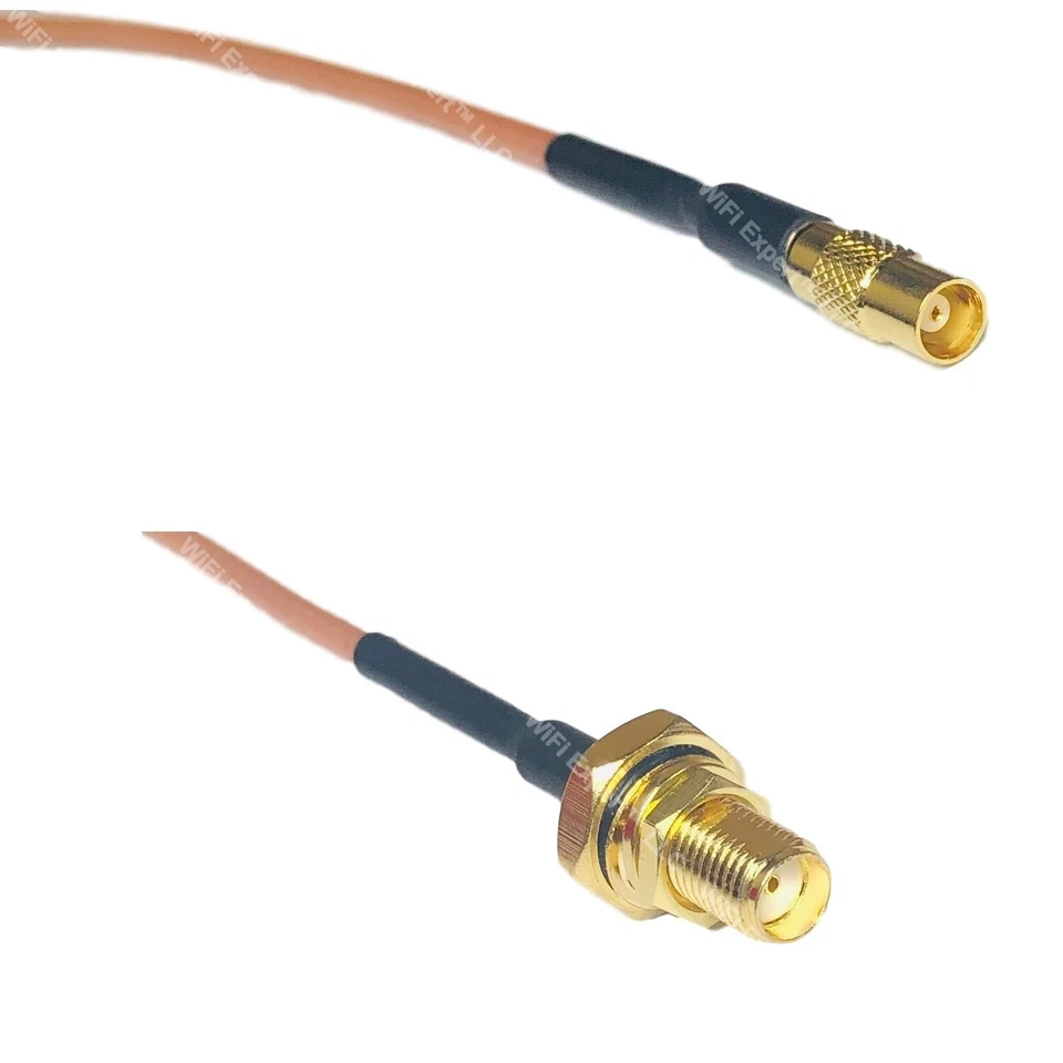 RG316 MCX FEMALE to SMA Female O-Ring RF Cable Rapid-SHIP LOT - Image 1 of 1