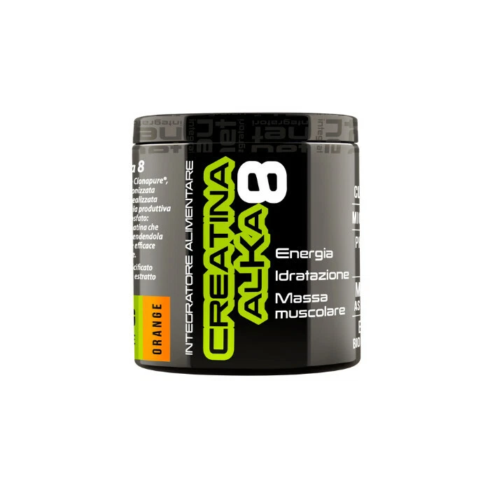 NET INTEGRATORI CREATINA ALKA 8 integratore di creatina gusto ARANCIA 200g