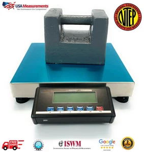 US-LS150 Portable Shipping Scale with USB NTEP Legal For Trade 150 lb x .05 lb - Picture 1 of 12