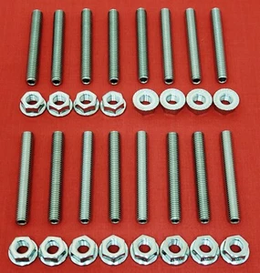 FORD 4.6 5.4L 2 EXHAUST MANIFOLD STUD KIT HEADER BOLTS STAINLESS STEEL F150 F250 - Picture 1 of 3