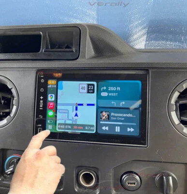 CarPlay For 2009 2010 2011-2014 Ford E-250 E350 Super Duty Radio Stereo +Camera - Image 1 of 4