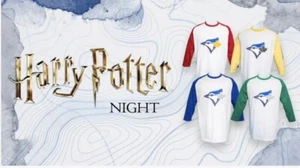 Toronto Blue Jays Green Trim Harry Potter Shirt SGA 2024 Factory Sealed! - Picture 1 of 3