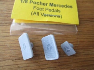 Pocher 1/8 Mercedes Benz Replacement Upgraded Foot Pedals All Models 500K 540K - Picture 1 of 2