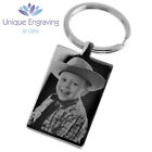 Metal Personalised Photo Engraved Keyring - FREE ENGRAVING Great Gift Idea!