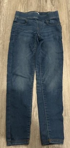 Girls Size 7 SO Distressed Jean Jeggings - Picture 1 of 5