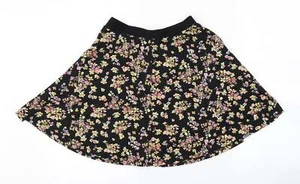 Atmosphere Womens Black Polyester Blend A-Line Skirt Size 10 - Picture 1 of 12