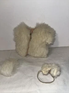 Vintage 1950s Vogue Ginny Fur Coat Jacket, Muff, Hat - Picture 1 of 6