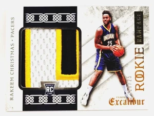 Rakeem Christmas Pacers 2015 16 Excalibur Rookie Rampage Logo Patch #'d 16/25 - Picture 1 of 2