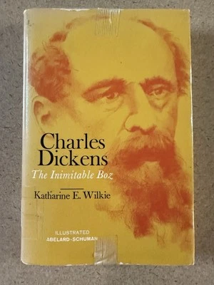 CHARLES DICKENS THE INIMITABLE BOZ by K. E. Wilkie, Ex Libris (1970, HCDJ) GOOD - Image 1 of 4