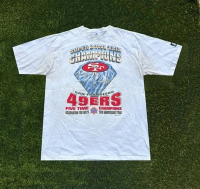 Camiseta De Colección 1994 San Francisco 49ers Super Bowl Champions Starter Talla XL Foto 1 de 4