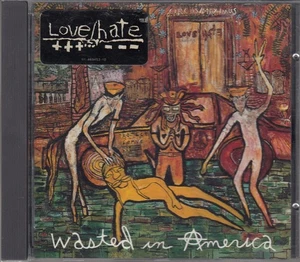 LOVE/HATE Wasted In America CD Album 1992 RAR & WIE NEU Heavy Metal Klassiker ! - Picture 1 of 7