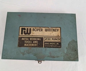 Roper Whitney Jensen No. XX Hand Fabrication Sheetmetal Metal Punch - Picture 1 of 12