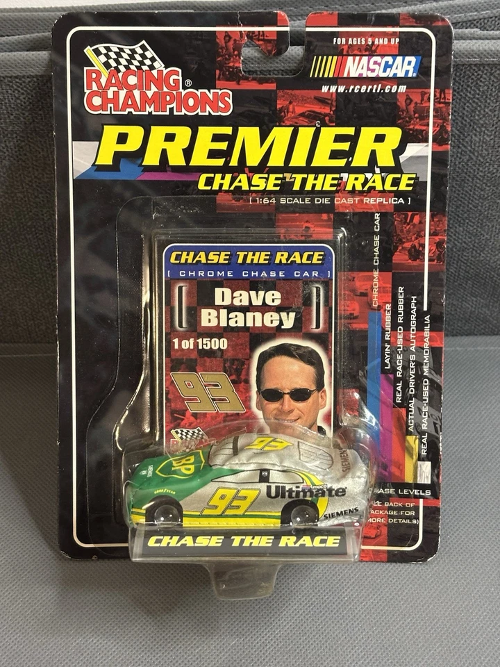 Dave Blaney 2001 BP 1/64 Racing Champions Chrome Chase Car Rain Delay - Image 1 of 1