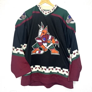 Vintage 90s Phoenix Coyotes NHL Pro Player Jersey Mens Large Western Conference - Picture 1 of 16
