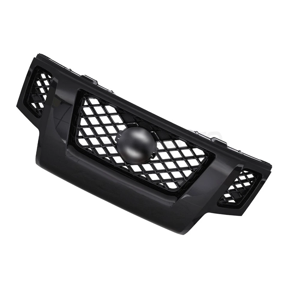 Front Grille Assembly For 2009 2010 2011 2012 2013 Nissan Xterra Gloss Black - Image 1 of 4