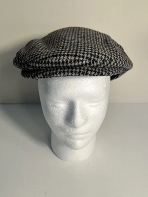 Gorra plana de golf Jos A Banks Newsboy mezcla de lana marrón a cuadros talla S/M Foto 1 de 4