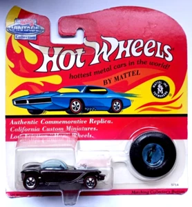93' HOT WHEELS VINTAGE COLLECTION REDLINE REPLICAS - BEATNIK BANDIT - BROWN - W/BUTTON - Bild 1 von 3